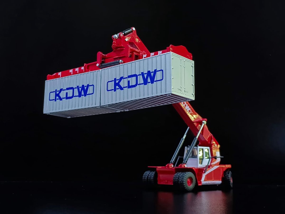 Stacker con 2 contenedores