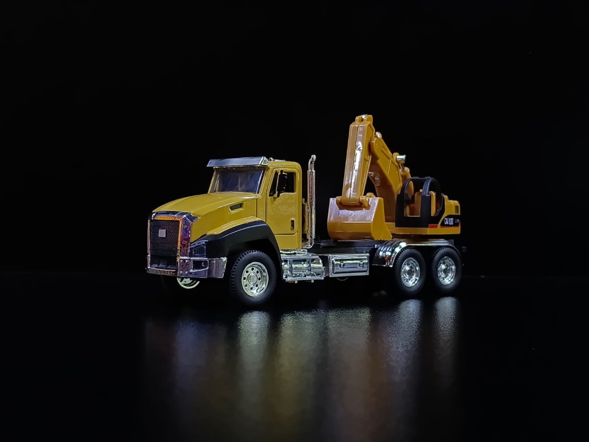 Camión Con Excavadora
