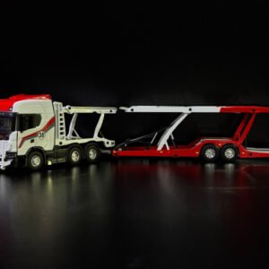 Camión Cigüeña Blanco Metalico Escala 1:50