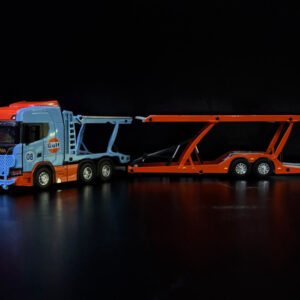 Camión Cigüeña Azul Metalico Escala 1:50