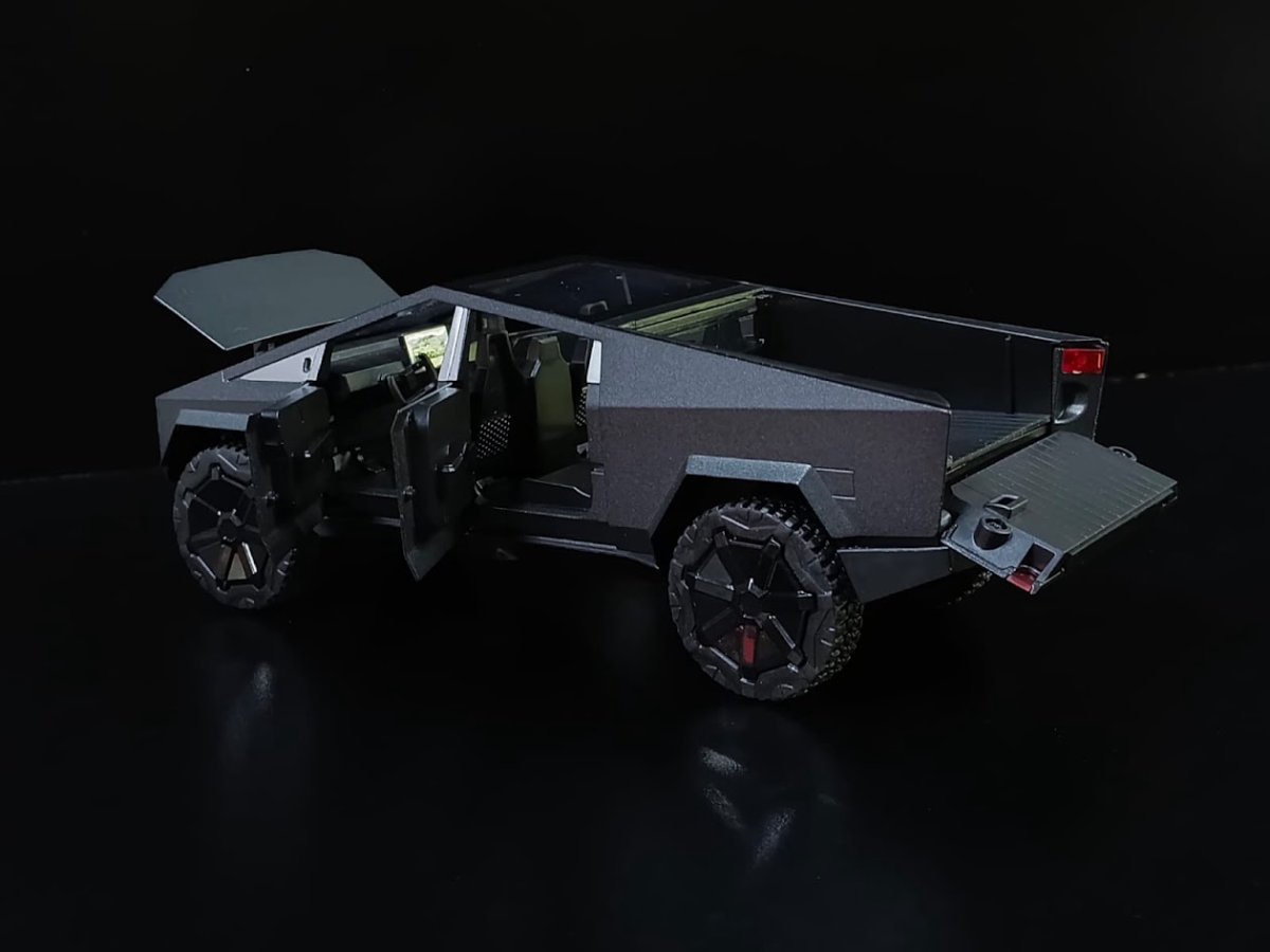 Tesla Cibertruck Negro 1:24